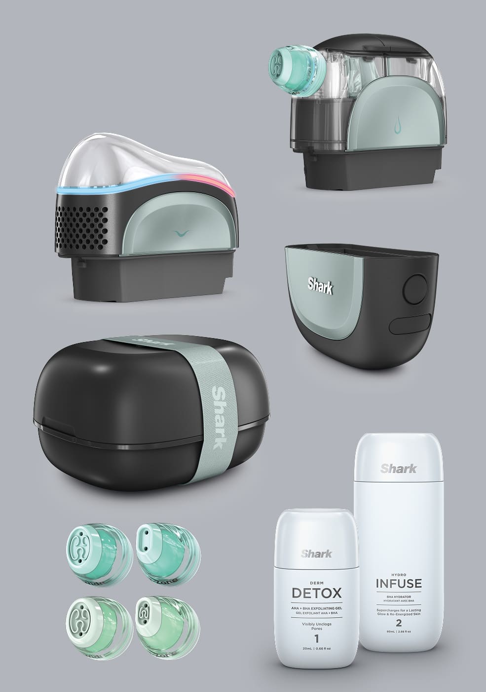 Shark Warm Black Facial Pro Glow Set