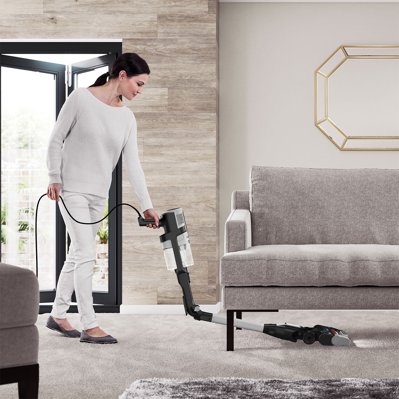 Stratos corded stick vacuum with Flexology