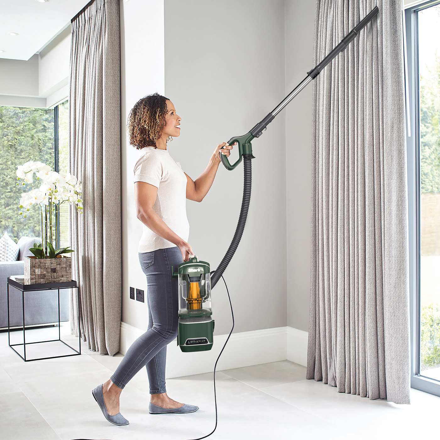 Transform into a portable vacuum