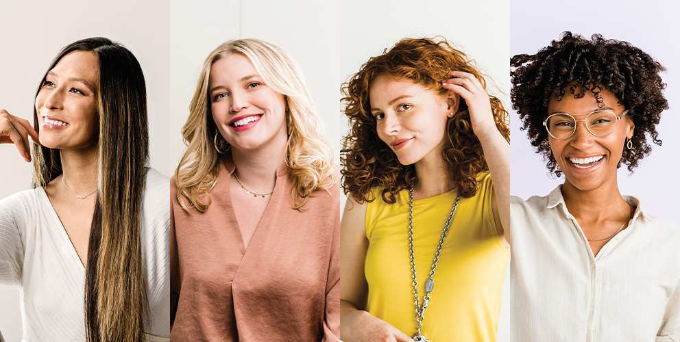 Different hair types