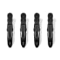 Shark Beauty Hair Clips, 4-Pack - Black product photo