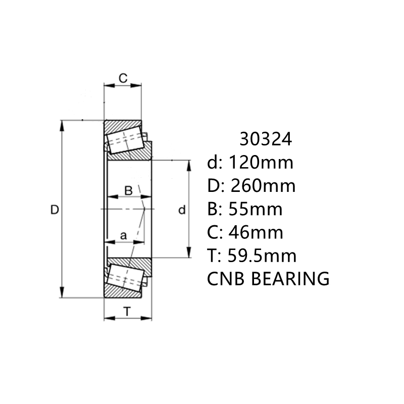CNB 30324 tapered roller bearing