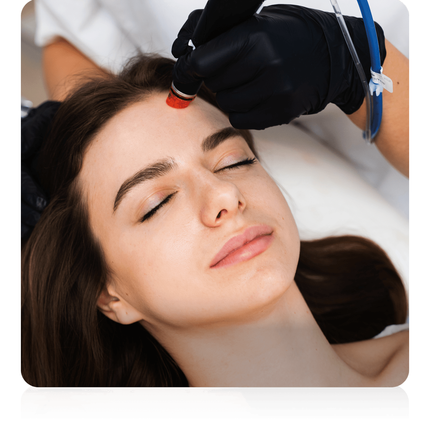 In salon facial treatment